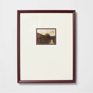 STUDIO MCGEE NWT landscape w/ color frame & mat wall art -16x20